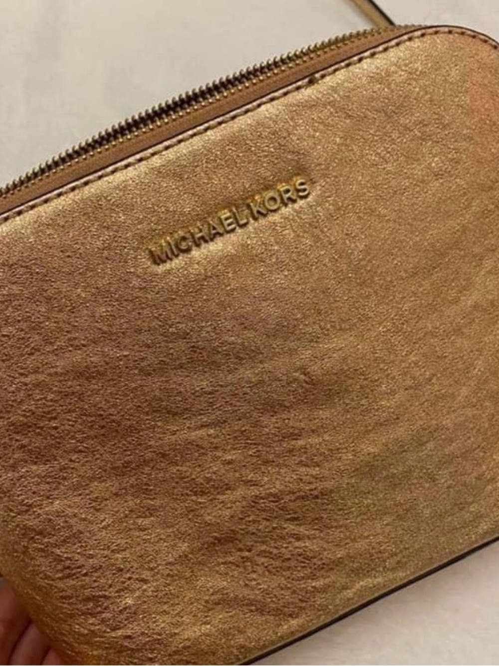 Michael Kors Rose Gold Crossbody Bag - Picture 2 of 6